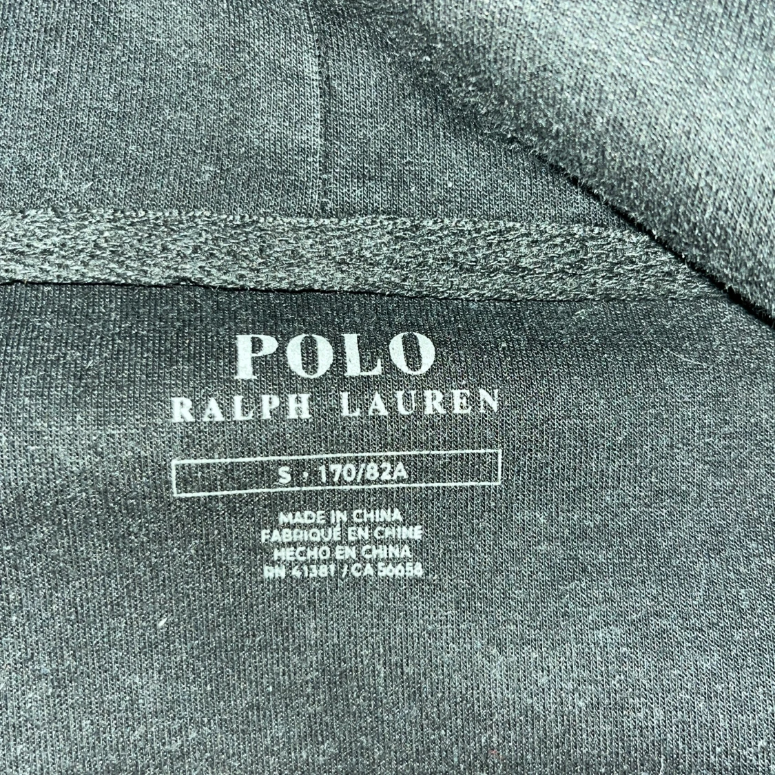 Svart Ralph lauren zip hoodie. - 3