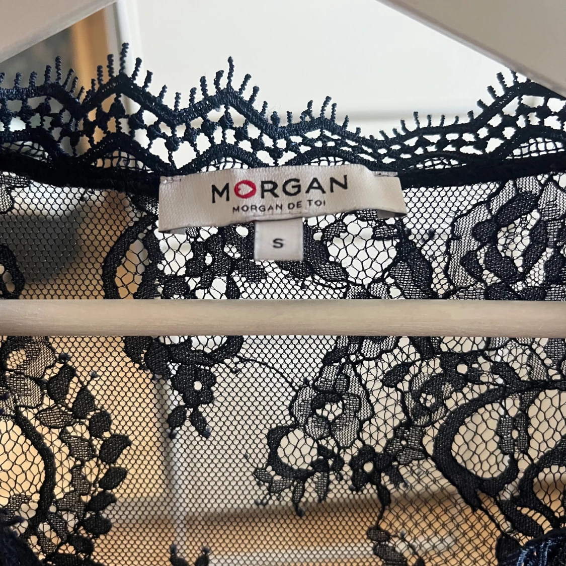 Blå spetsblus från Morgan - 3