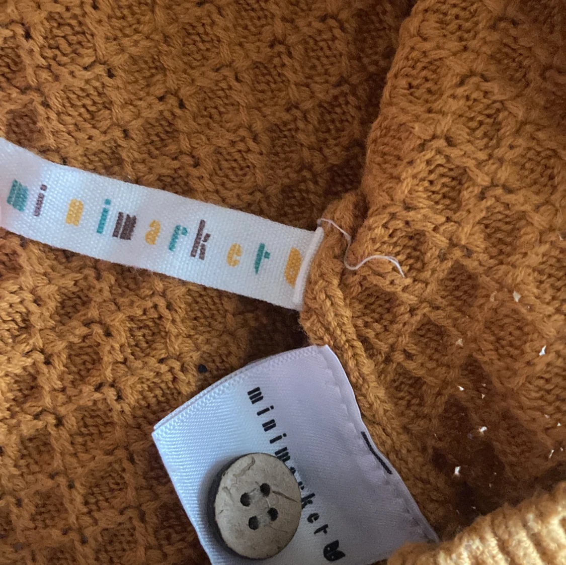 Senapsgul kofta från Mini Rodini - 3