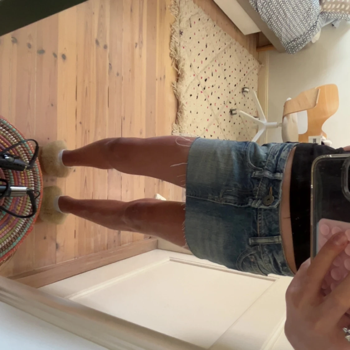 Blå jeans kjol 💞 - 2