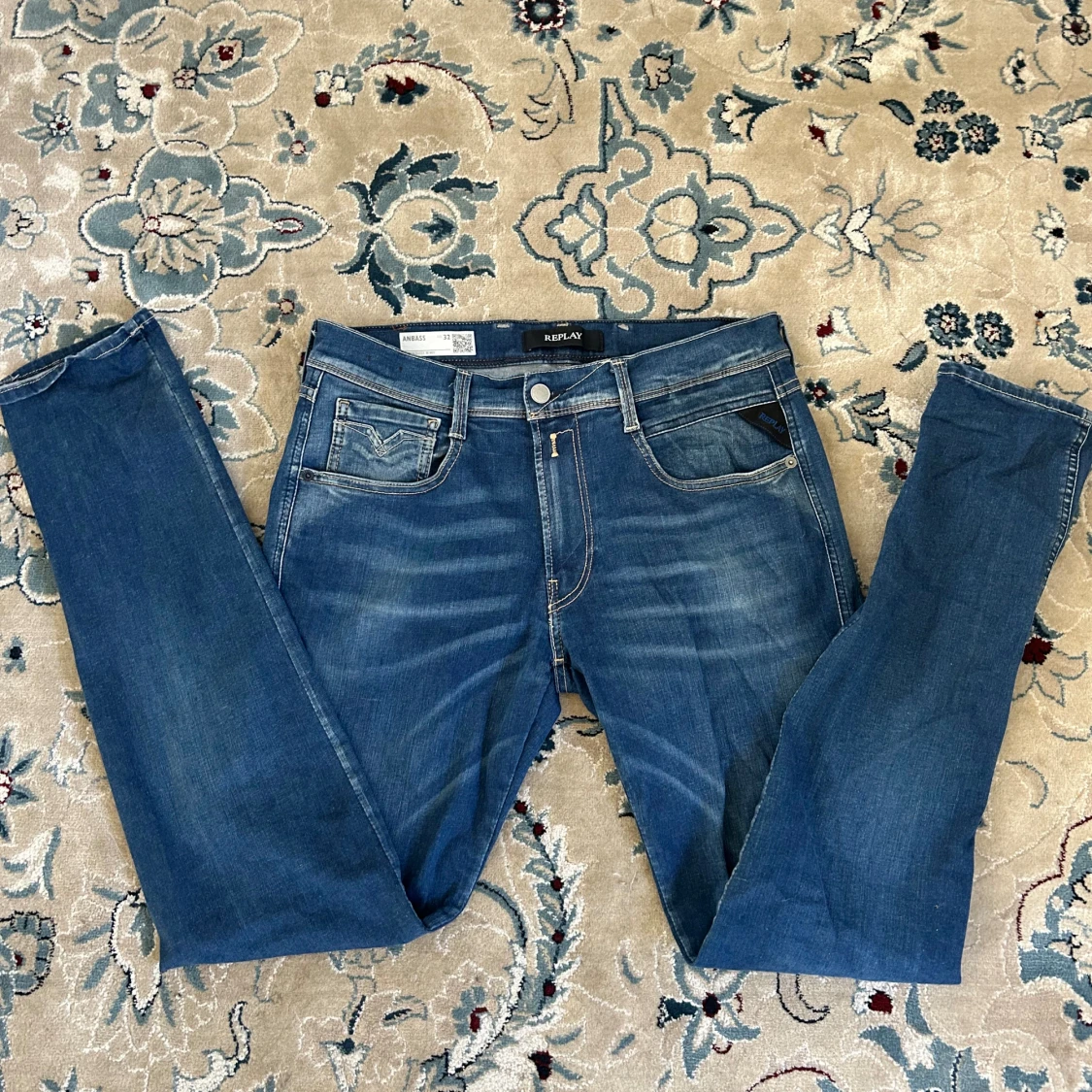 Replay Anbass blå jeans herr 32