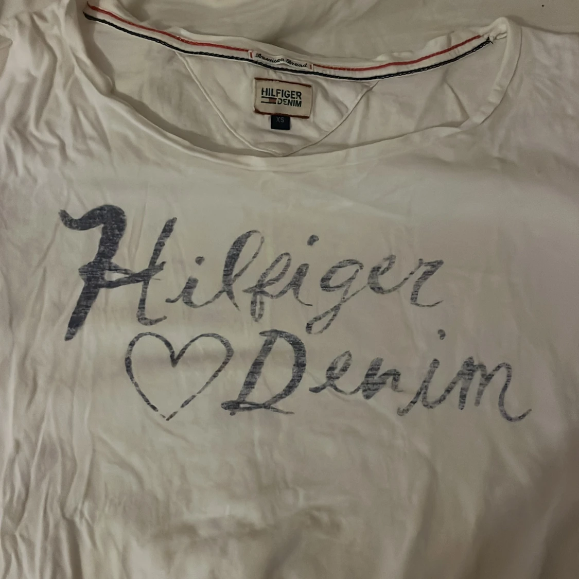 Vit t-shirt Hilfiger Denim XS - 4