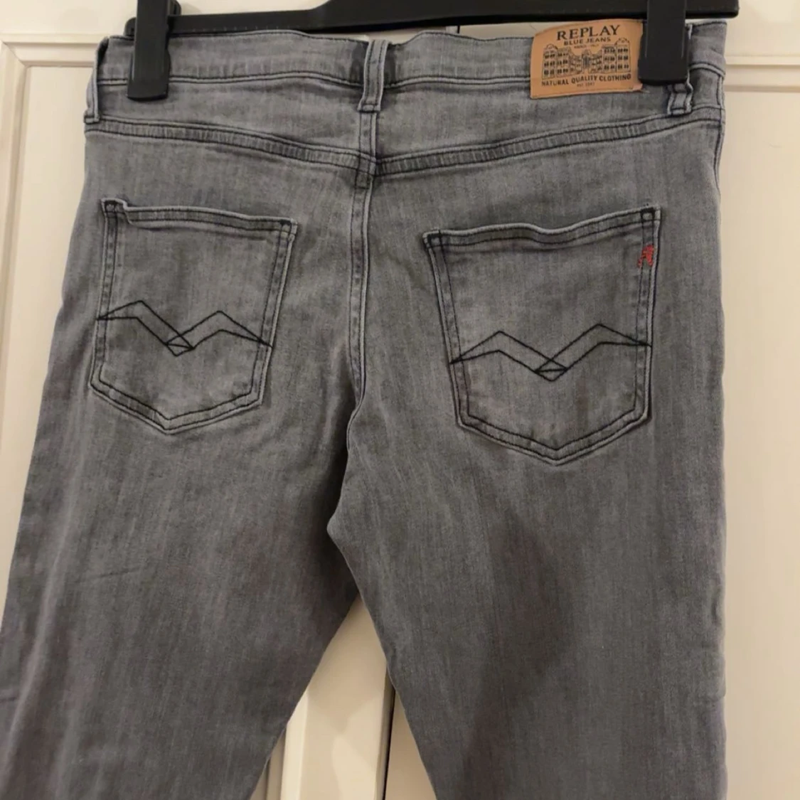 Grå Replay jeans straight fit - 2