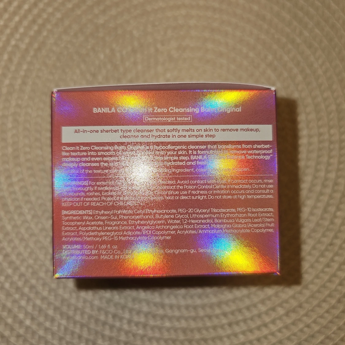 Banila co clean it zero cleansing Balm original 50ml - 3