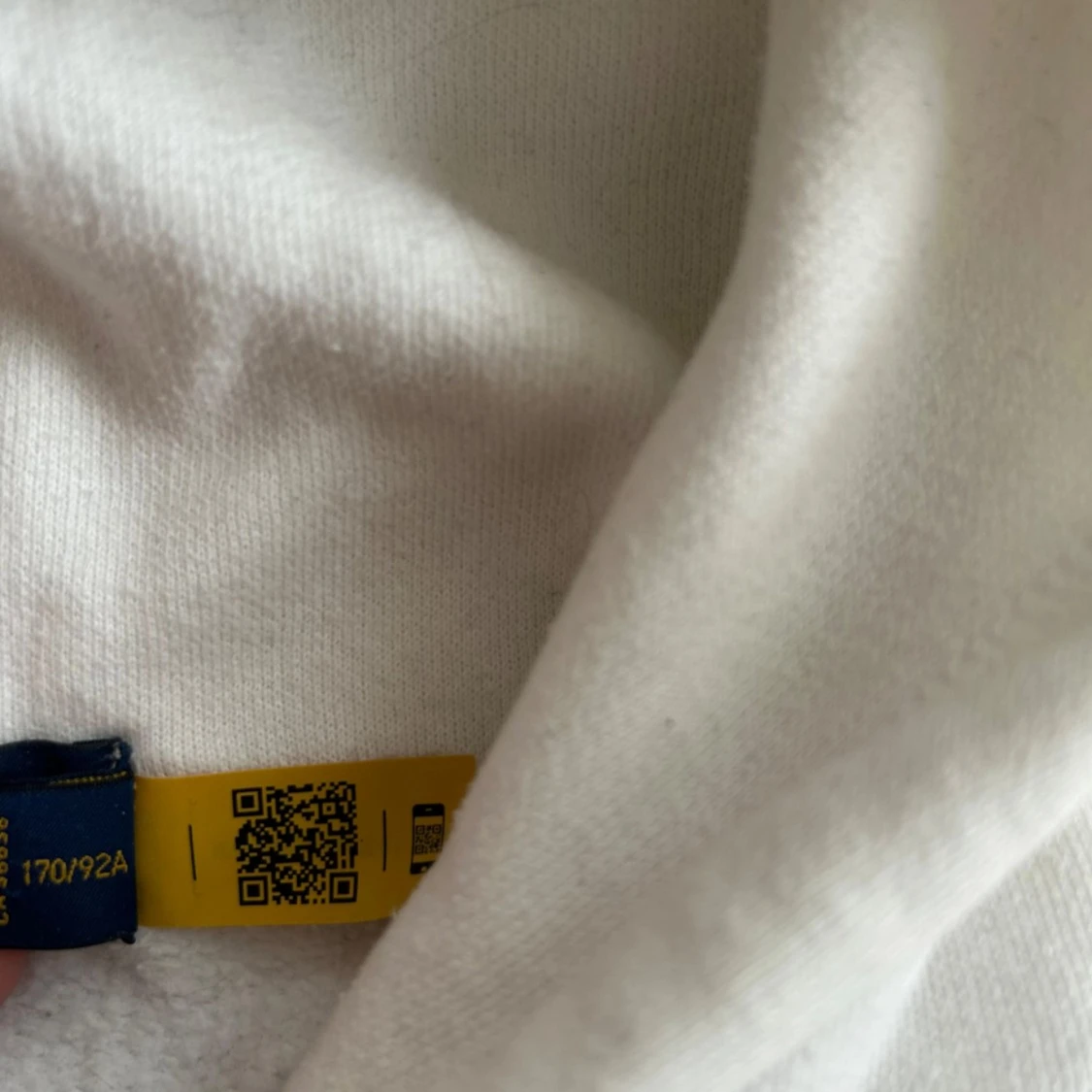 Vit hoodie från Ralph Lauren - 92