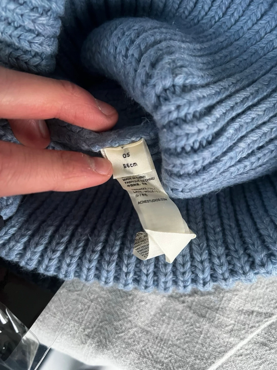 Acne mössa ljusblå - 4