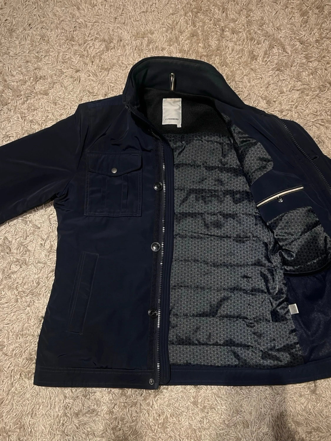 J. Linderberg fieldjacket jacka msrinblå svart - 6