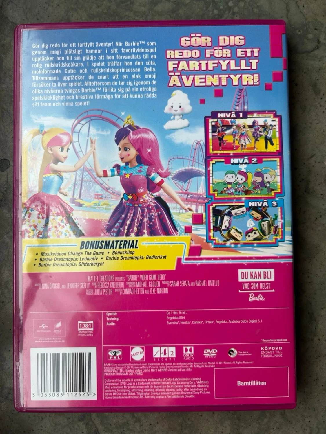 Barbie Dataspelshjälten dvd - 1
