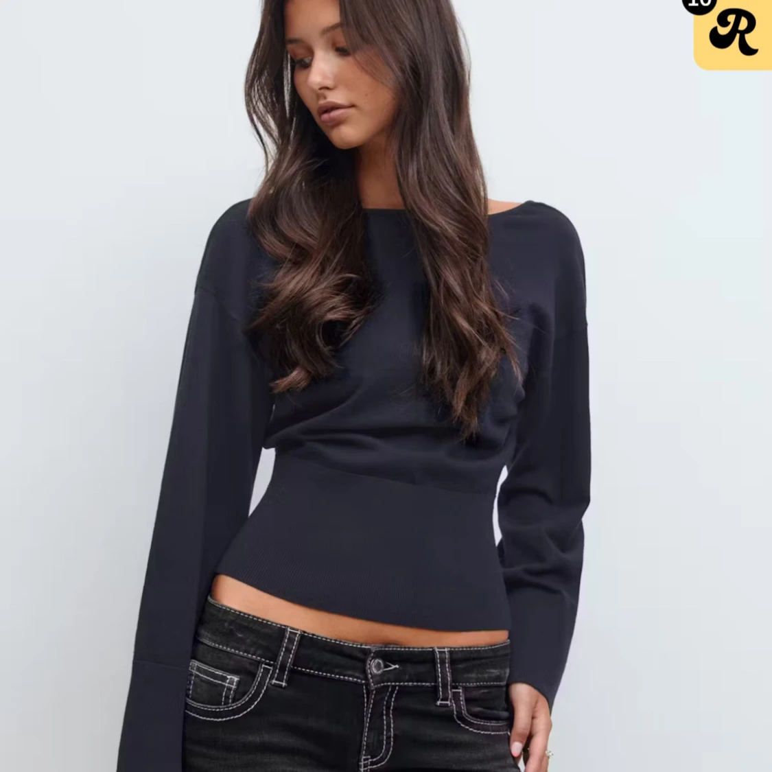 Marinblå tröja från Gina tricot - 3