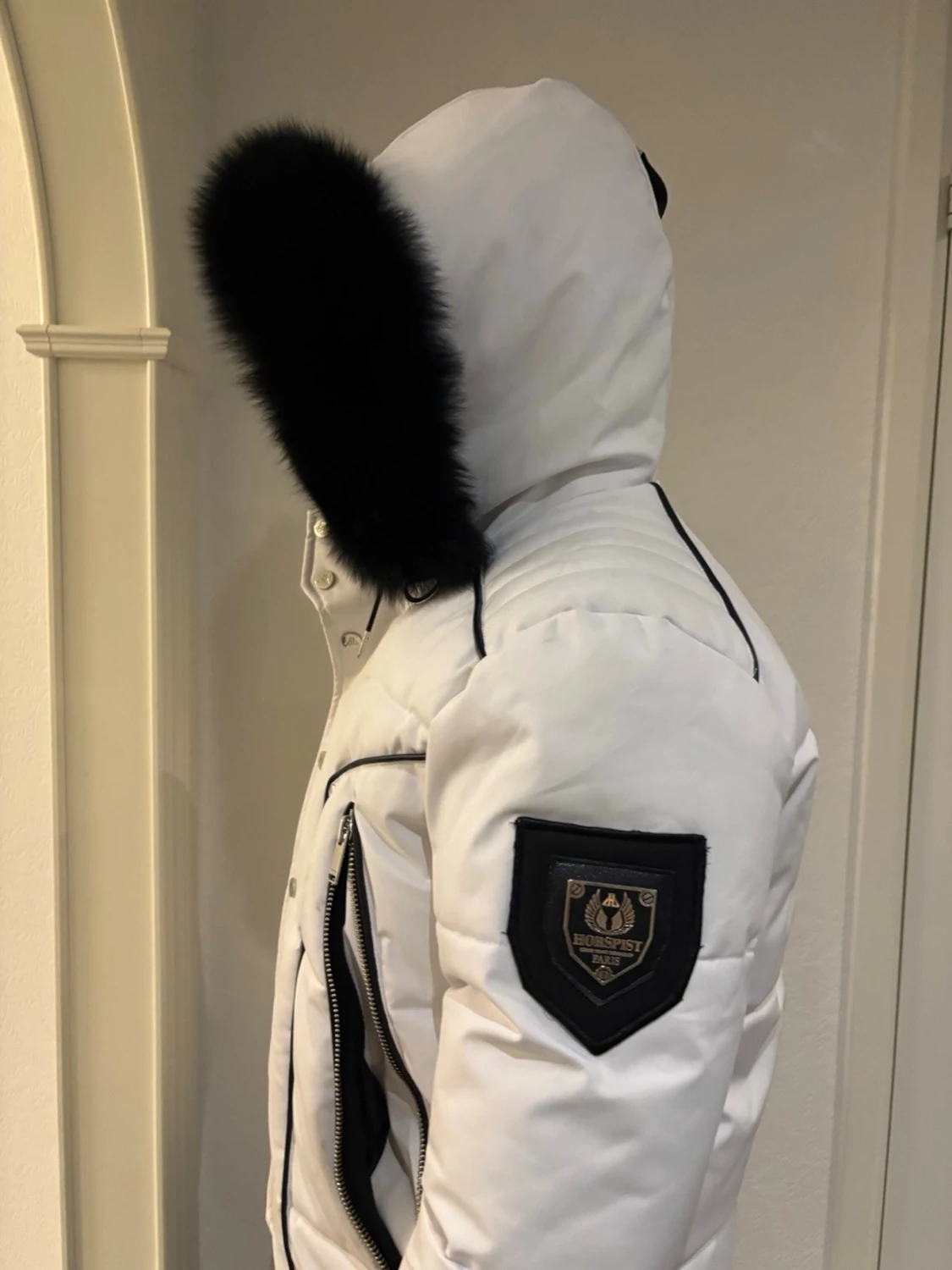 Vit pufferjacka från Horspist Paris - 2
