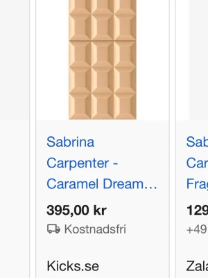 Sabrina Carpenter Caramel parfym - Trendig god gourmand parfym med doft av caramel/amber/vanilj. Endast 5-6 sprut.