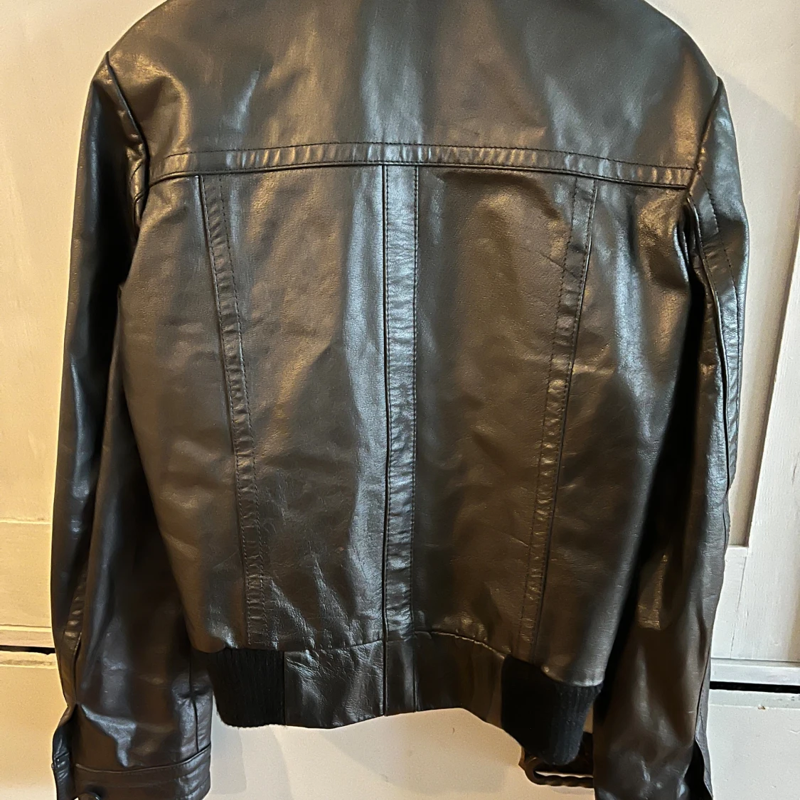 Svart skinnjacka från danska Bzr - hög kvalitet  - 2