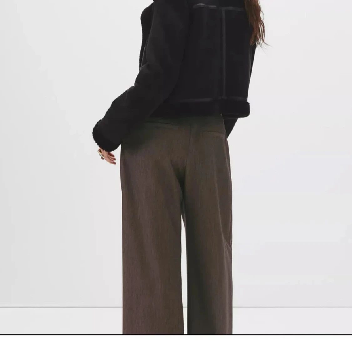 Svart teddyjacka från Pull&Bear - 1