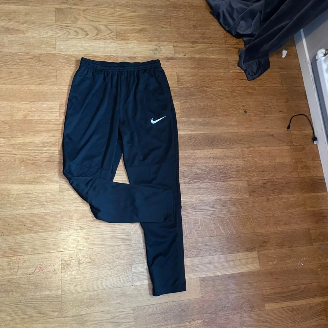 Svarta Nike Dri-Fit träningsbyxor