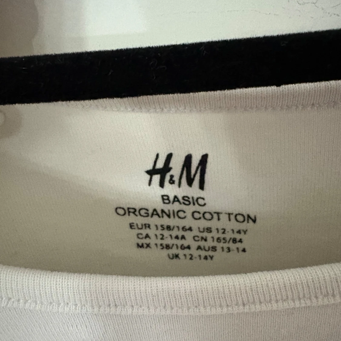 Vit långärmad basic tröja H&M - 1
