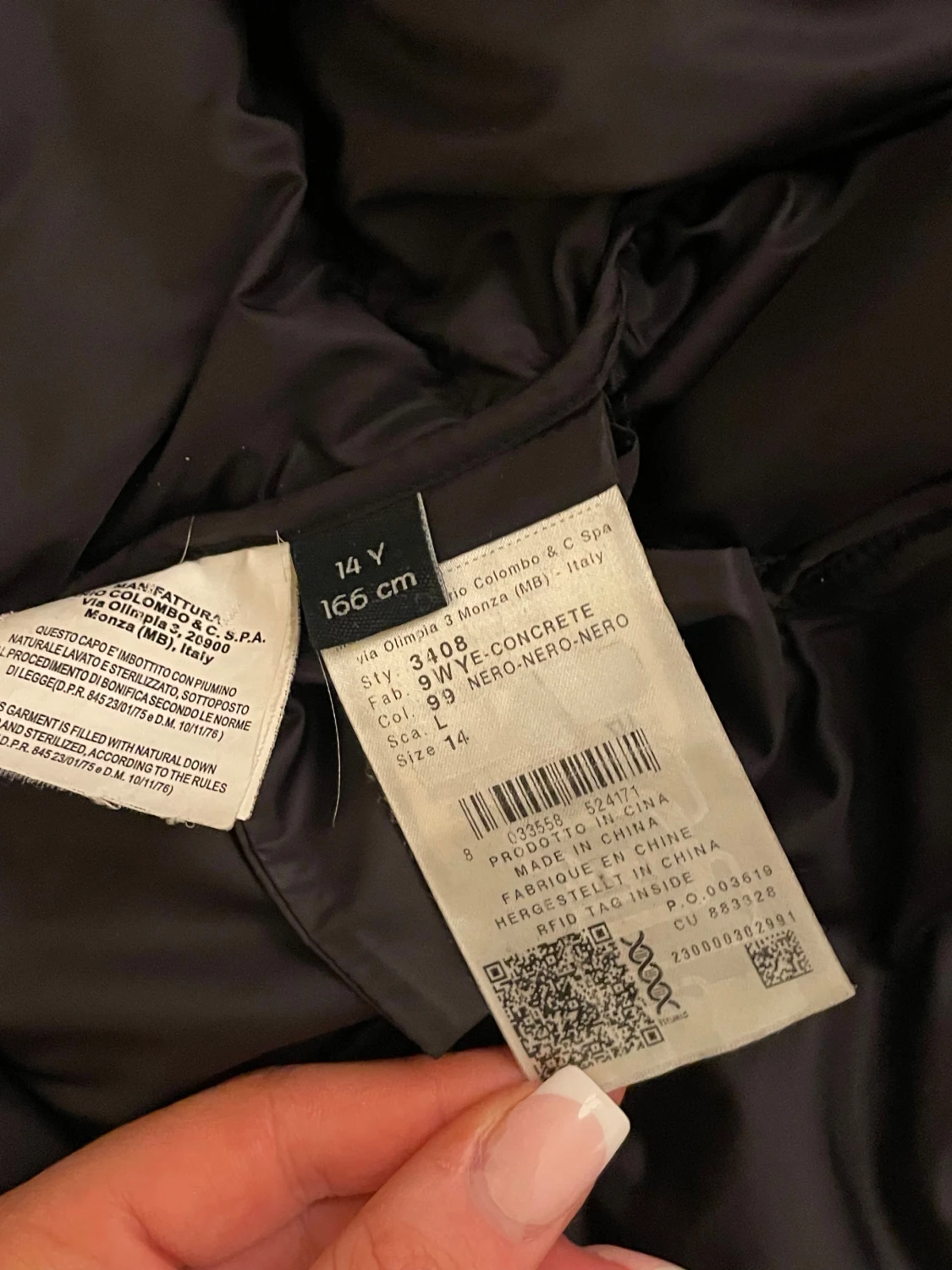 Svart pufferjacka från Colmar - 5