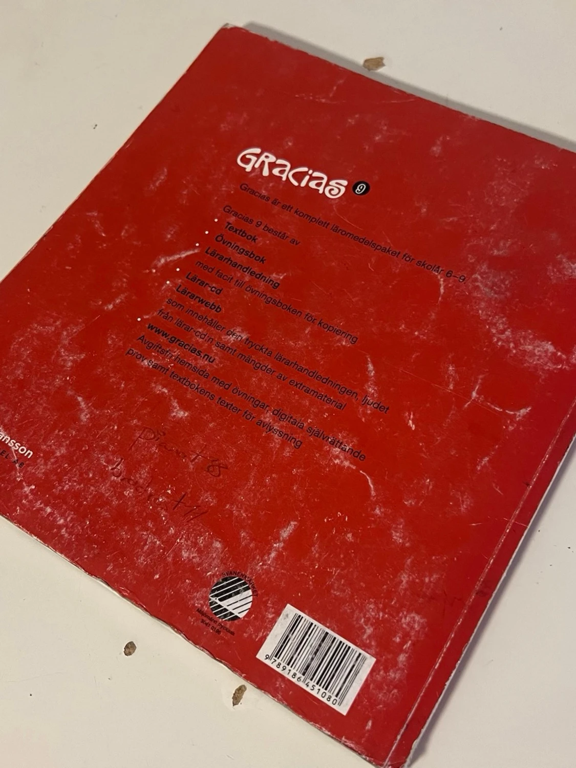 Gracias 9 Textbok - 1