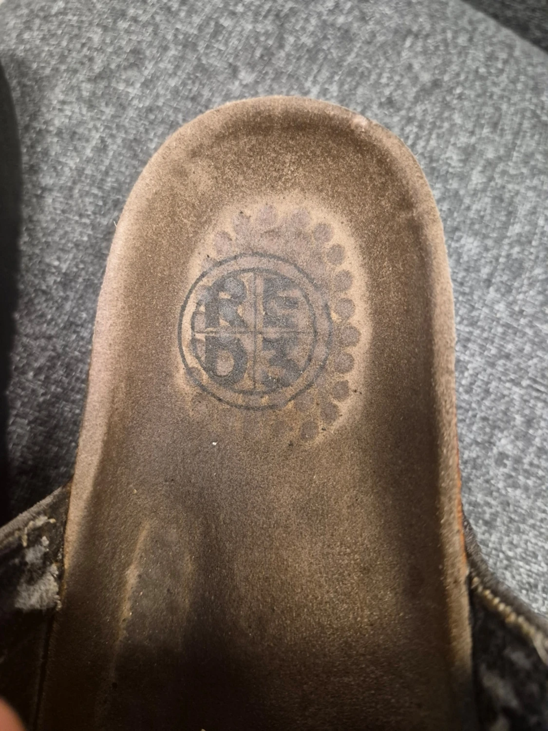 Vintage Höga super snygga läder flip flop med platå Eur 39 - 4