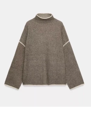 Beige stickad polotröja Zara - Använt 2 ggr bara, den är som helt ny. 🫶🏼
