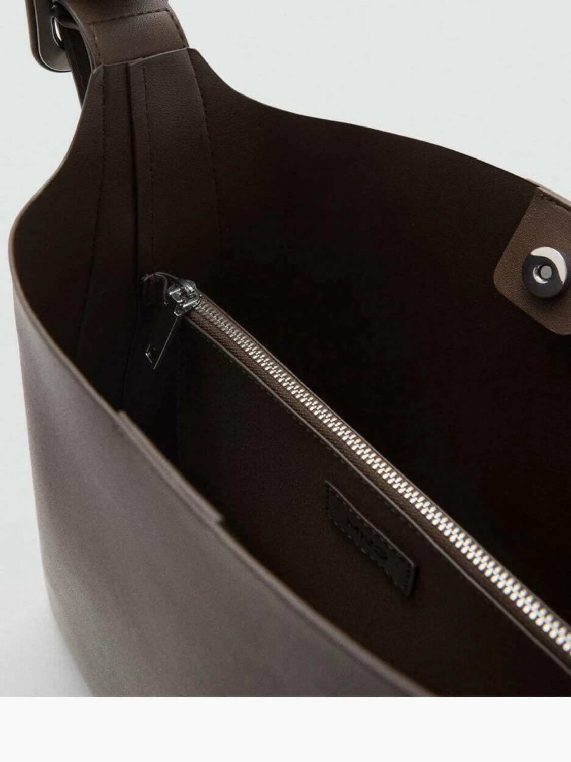 Brun axelväska från Mango  - 2