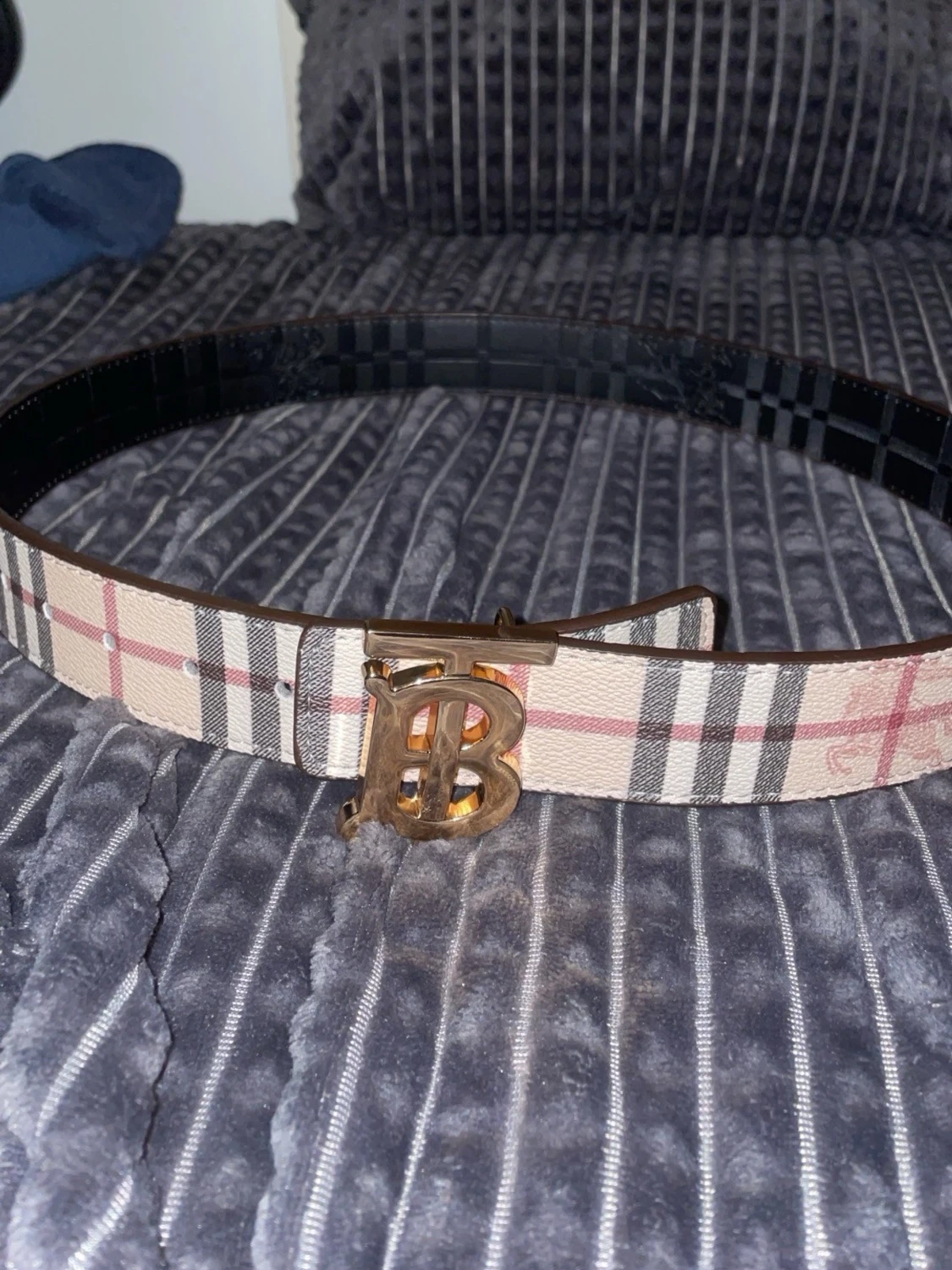 Burberry bälte två sidig size 105 - 1