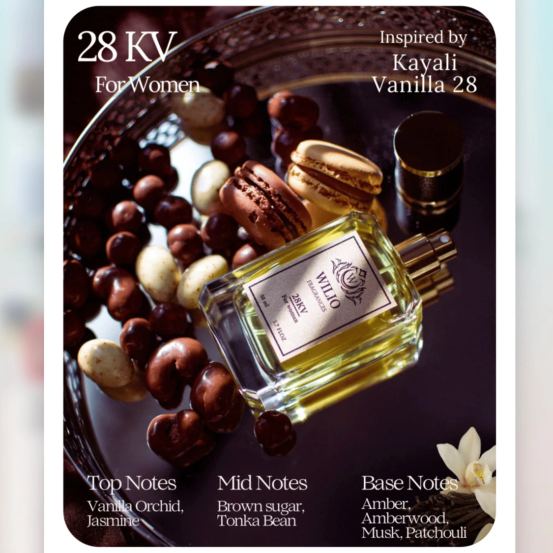 Wilio Fragrances 28KV For Women 50 ml - 3