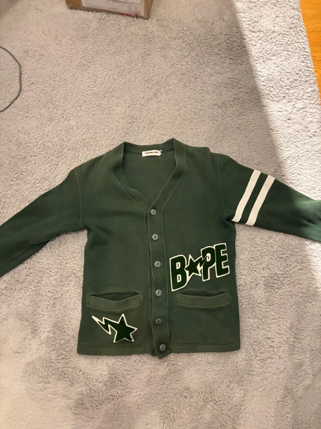 Bape cardigan vintage made in Japan 