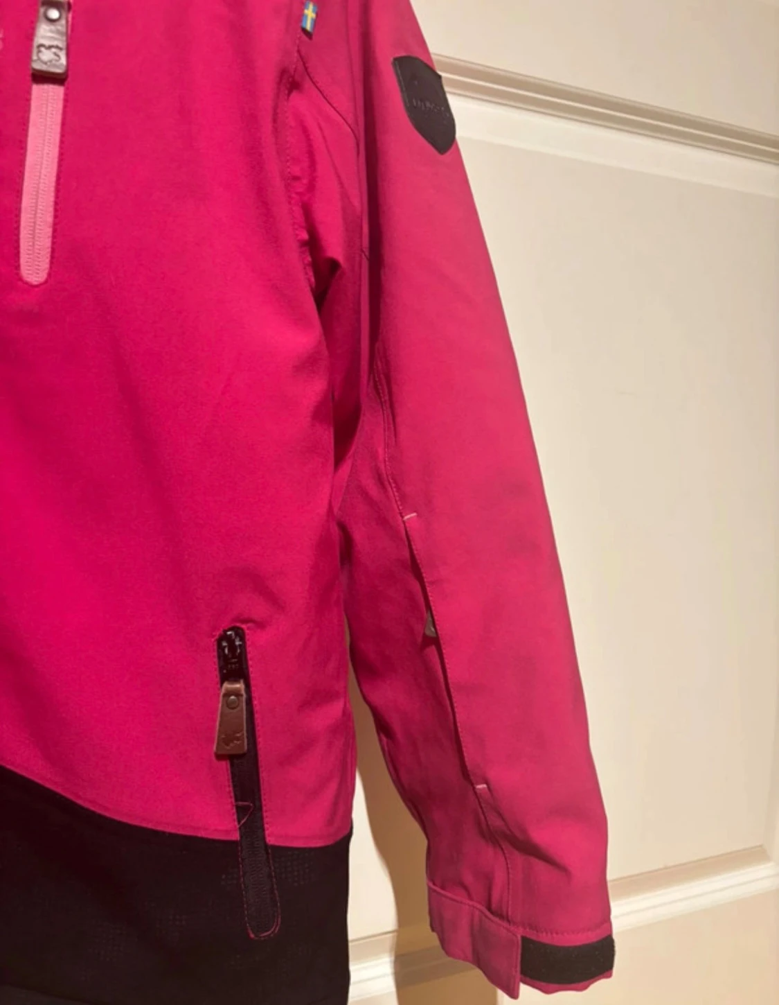 Rosa och svart vinterjacka  - 2