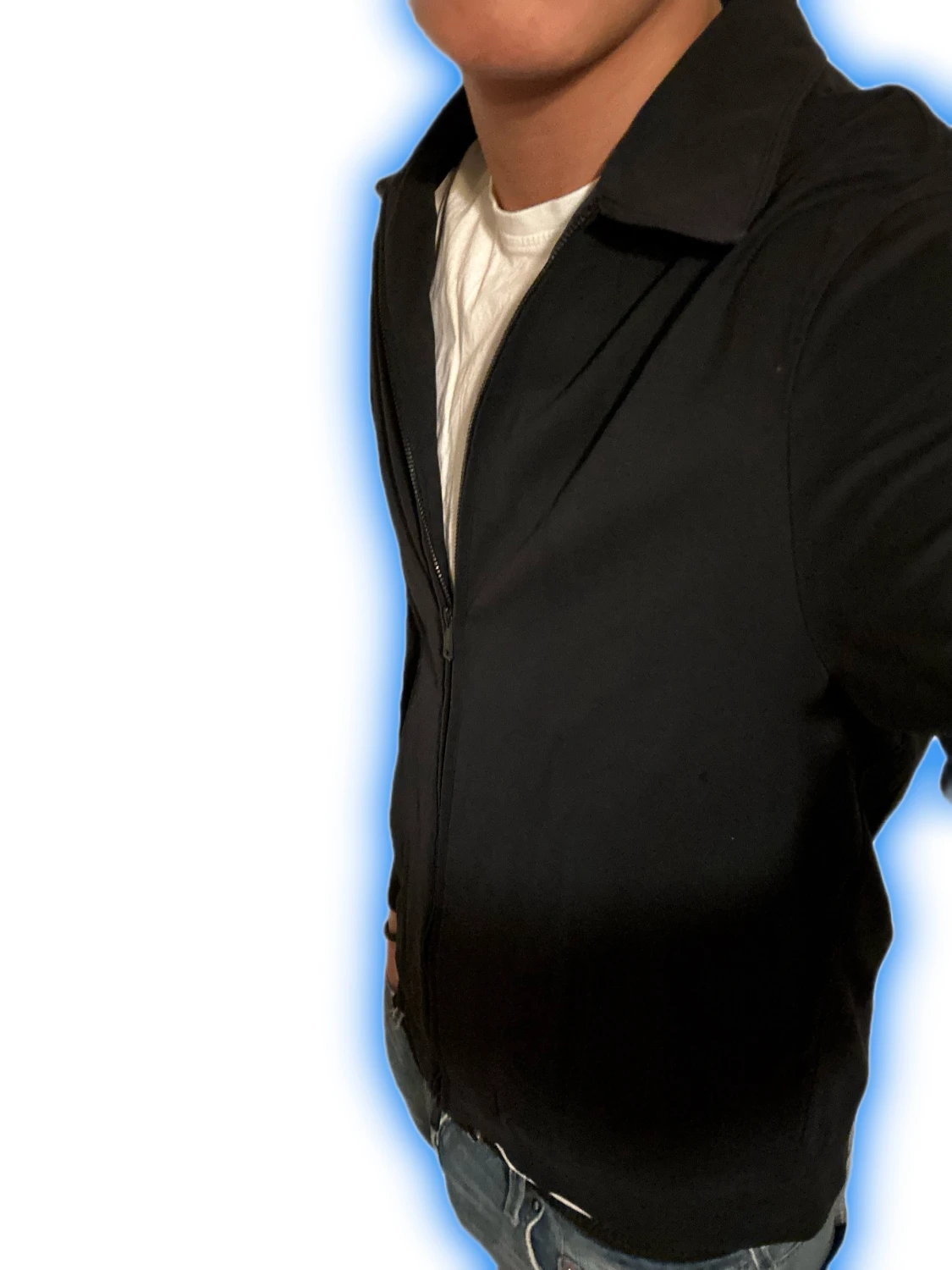 Svart overshirt från Massimo Dutti - 4