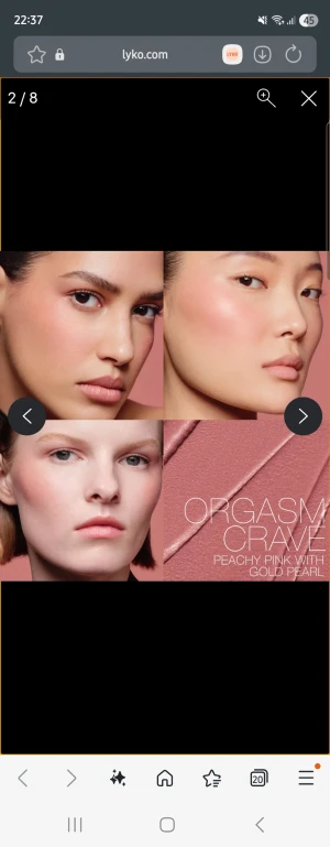 NARS The Multiple Orgasm Crave stick - NARS The Multiple i färgen Orgasm Crave, en krämig stick med peachy rosa ton och guldskimmer. Multifunktionell produkt som kan användas som rouge, highlighter eller ögonskugga. Snygg svart hylsa med vit logga, enkel att ta med i väskan. Som ny, använd max 5 gånger.