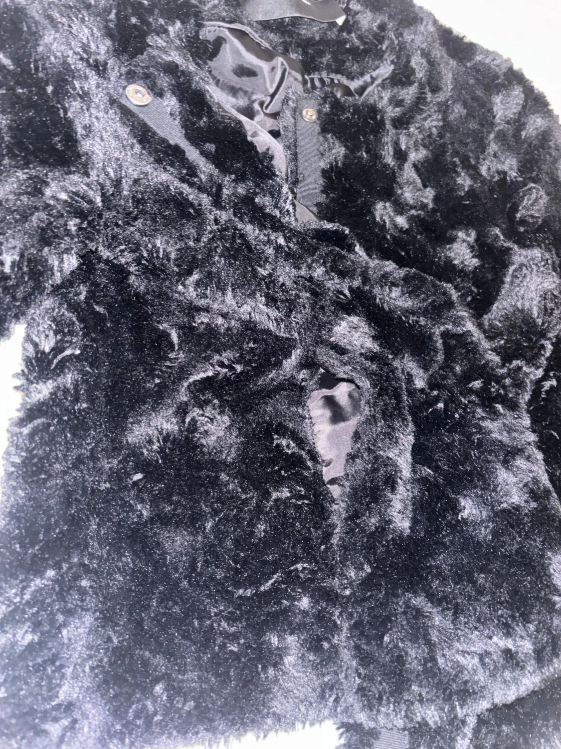 Svart pälsjacka från Vero Moda - 5