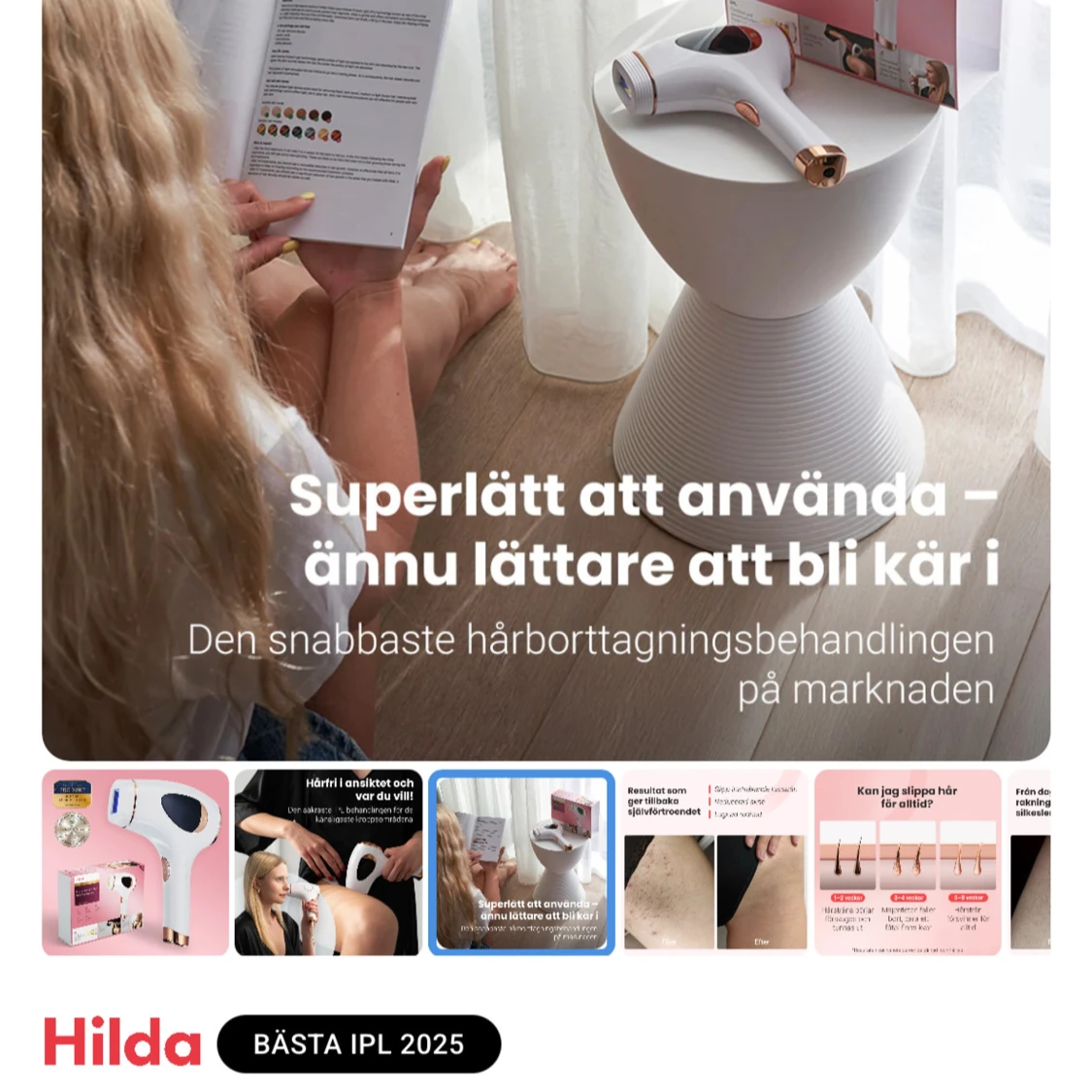 Hilda IPL Permanent Hair Removal Device - 2