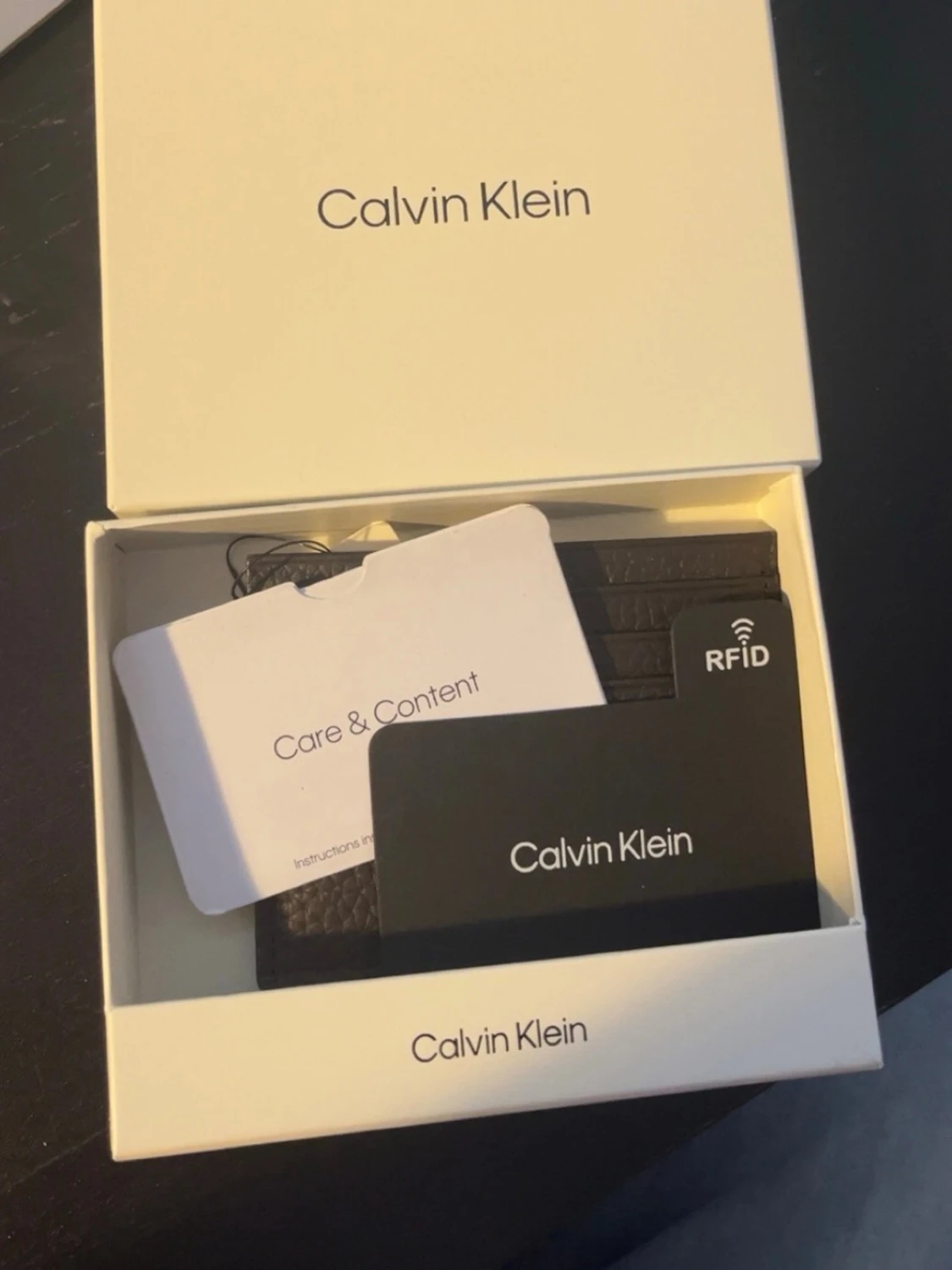 Brun Läderplånbok Calvin Klein - 1