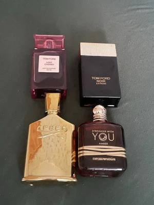 Säljer och byter  - Vill sälja eller helst byta dessa parfymer all 100ml nästan helt fulla 