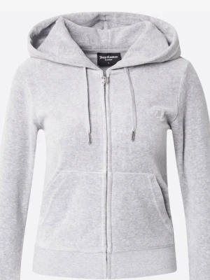 Grå zip hoodie från Juicy Couture - Snygg ljusgrå hoodie från Juicy Couture med dragkedja framtill, Storlek xs passar även S , priset kan diskuteras vid snabbaffär!