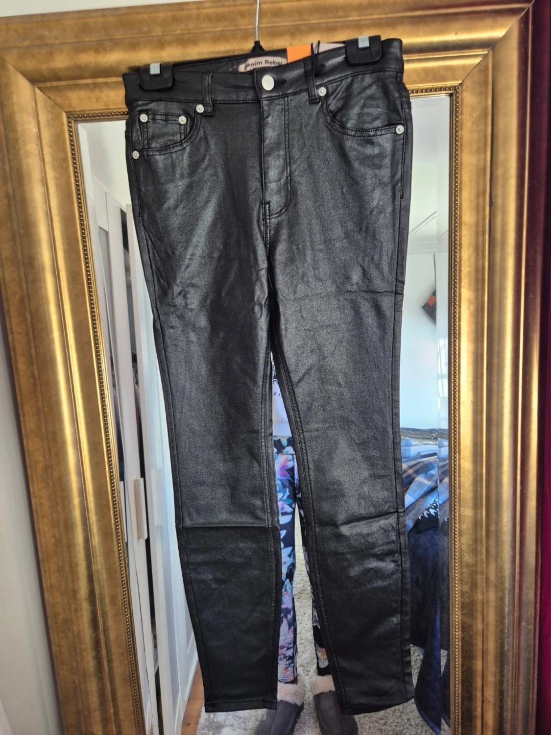 Svarta skinny jeans från Denim Rebel