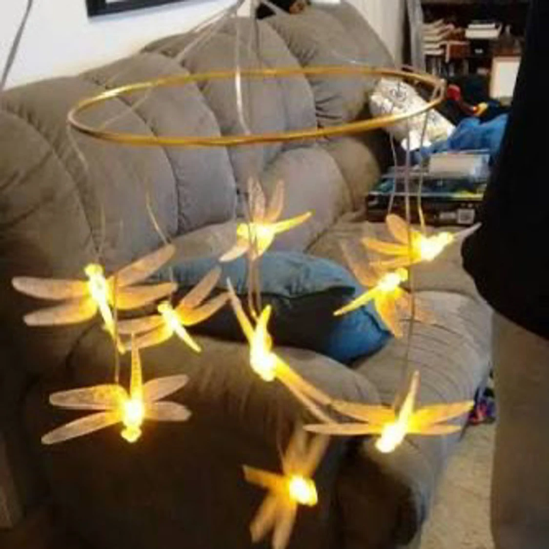 SKINA ljusslinga med trollsländor - 1