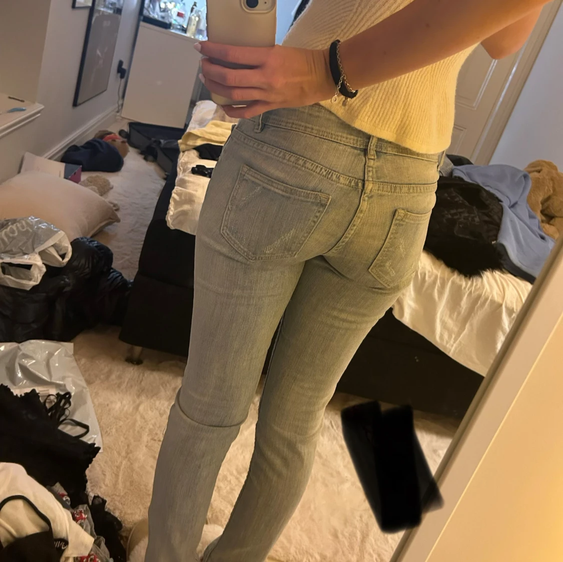 Lågmidjade jeans - 4