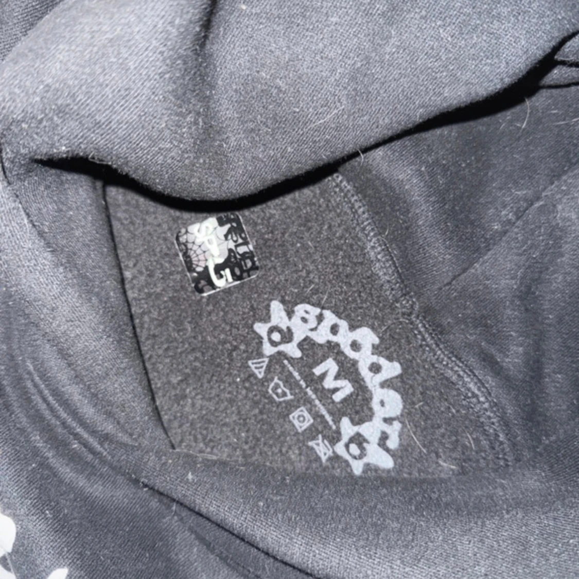 Svart Sp5der Hoodie - 2