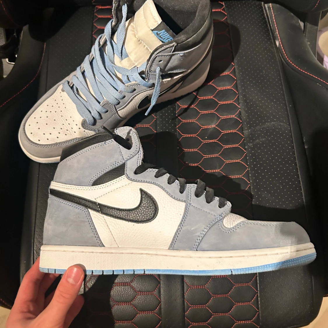 Nike Air Jordan 1 High grå/vit - 1