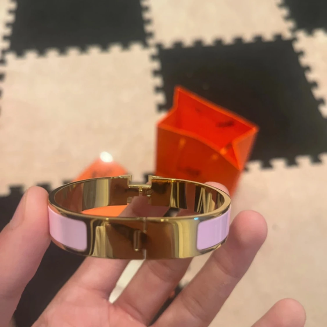  rosa och guld armband - 2