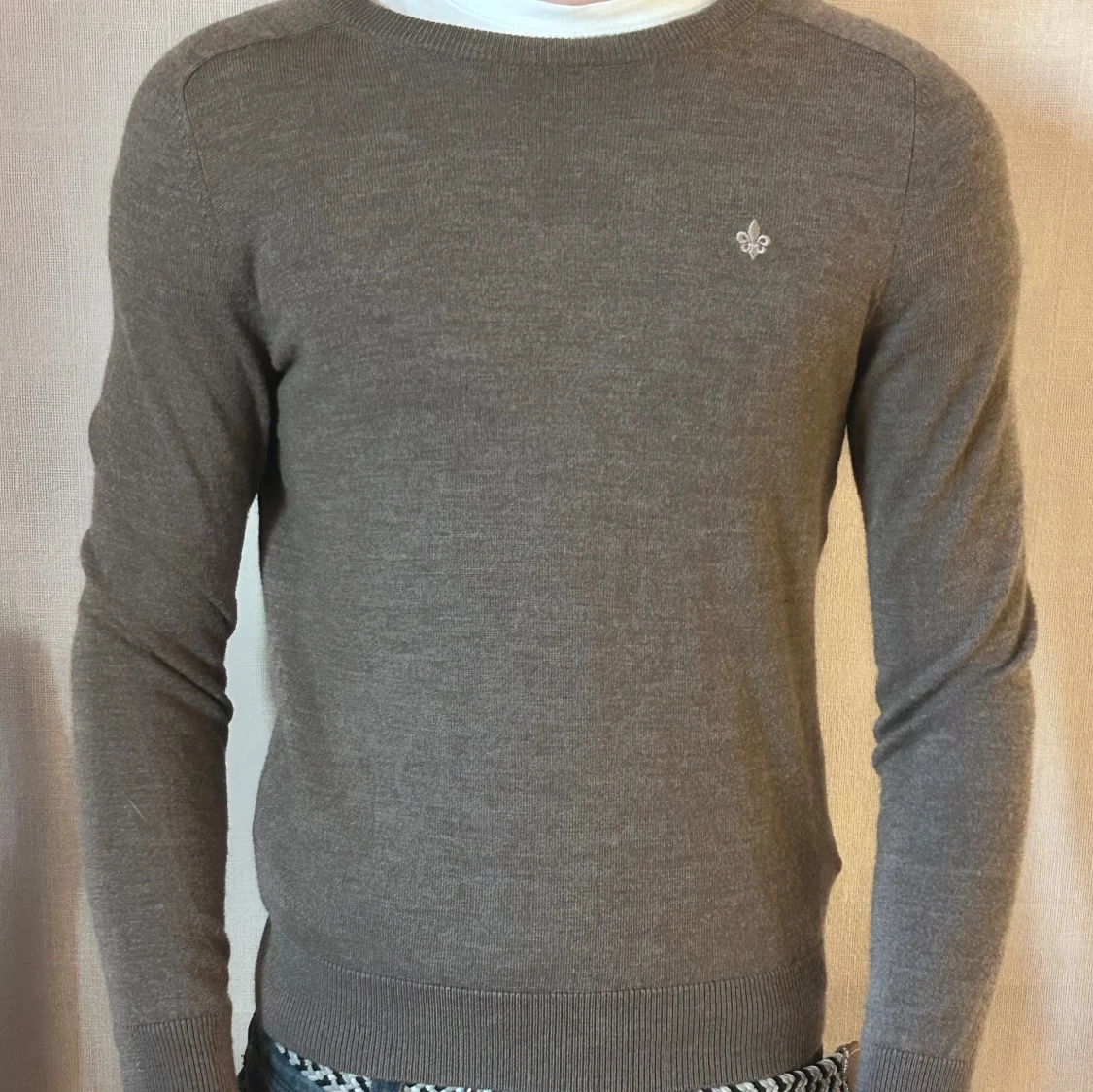 Brun merinoullströja från Morris XS