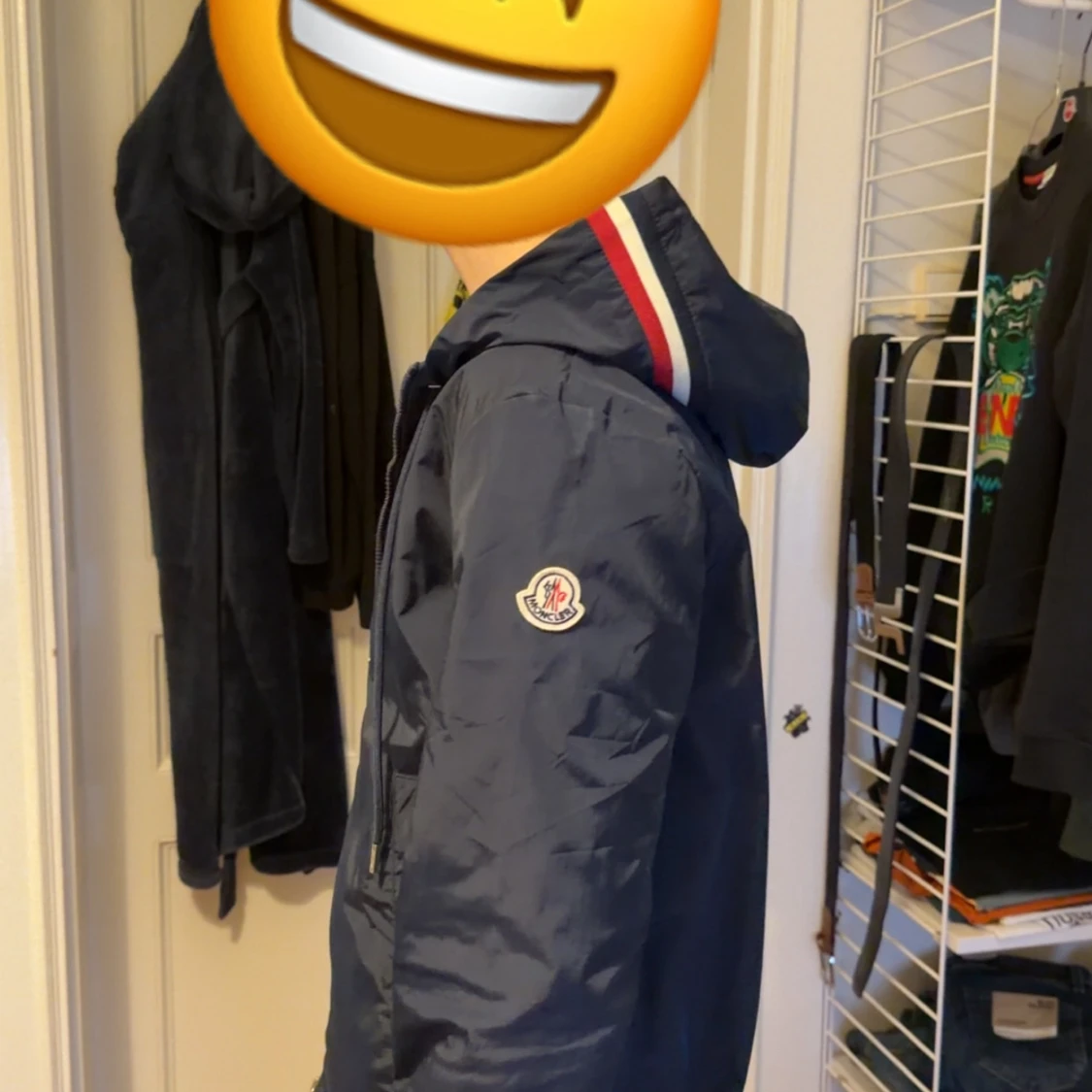 Mörkblå vindjacka från Moncler - 1