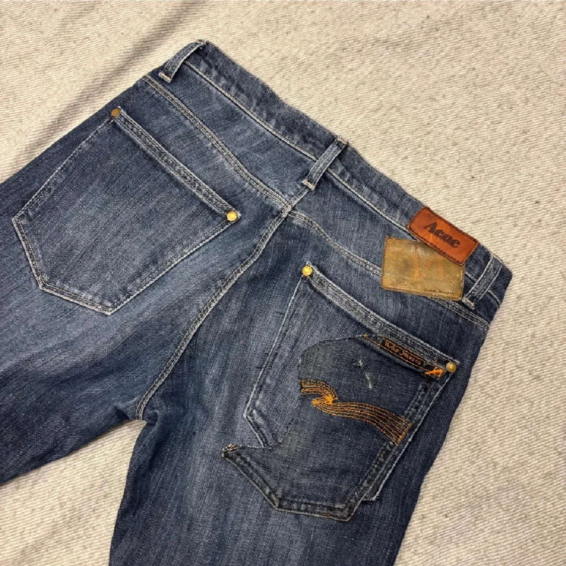 Acne/nudie custom jeans