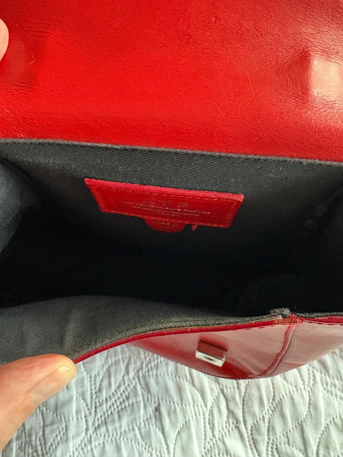 Röd axelväska från ATP Atelier - 2