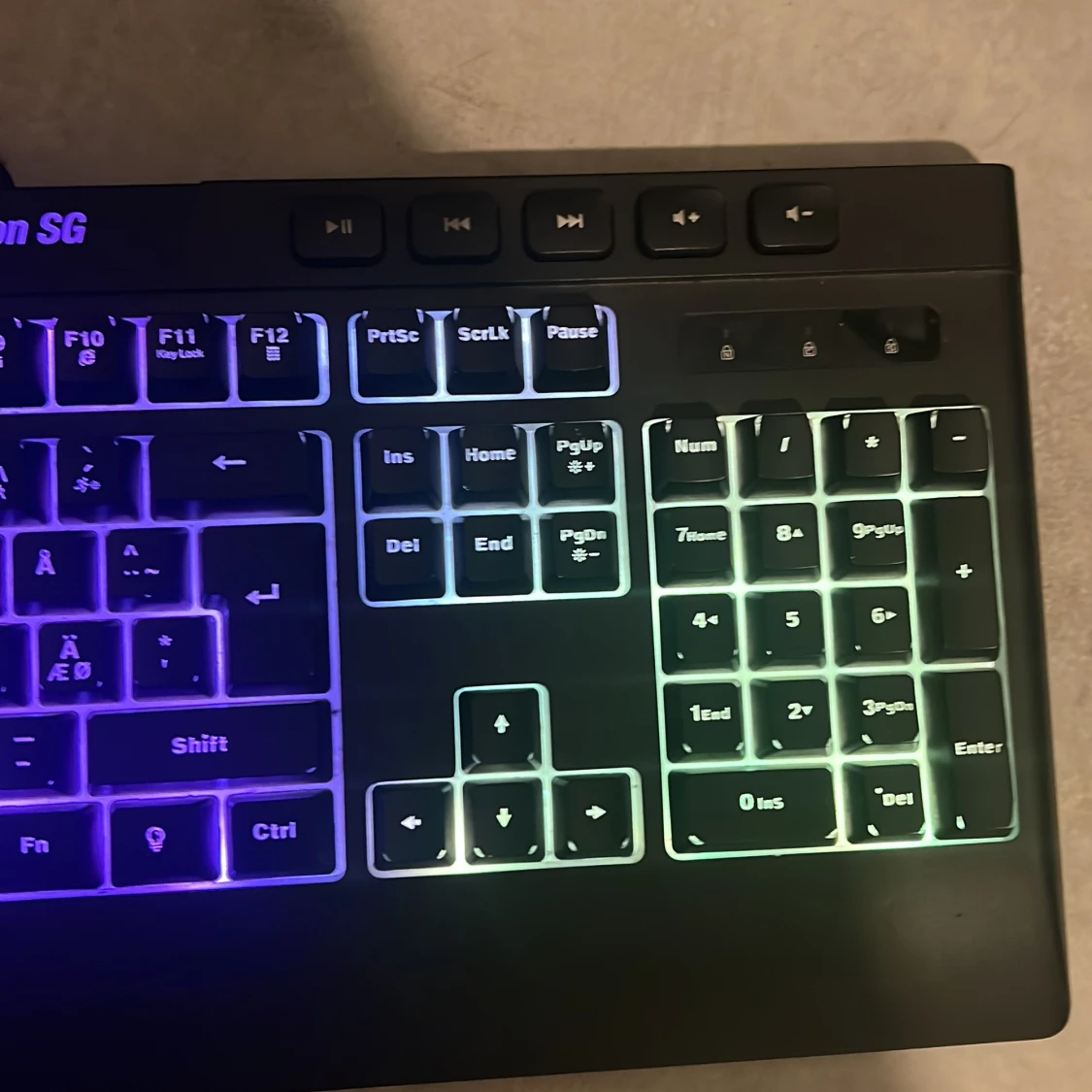 Mission SG RGB Gaming Keyboard - 4