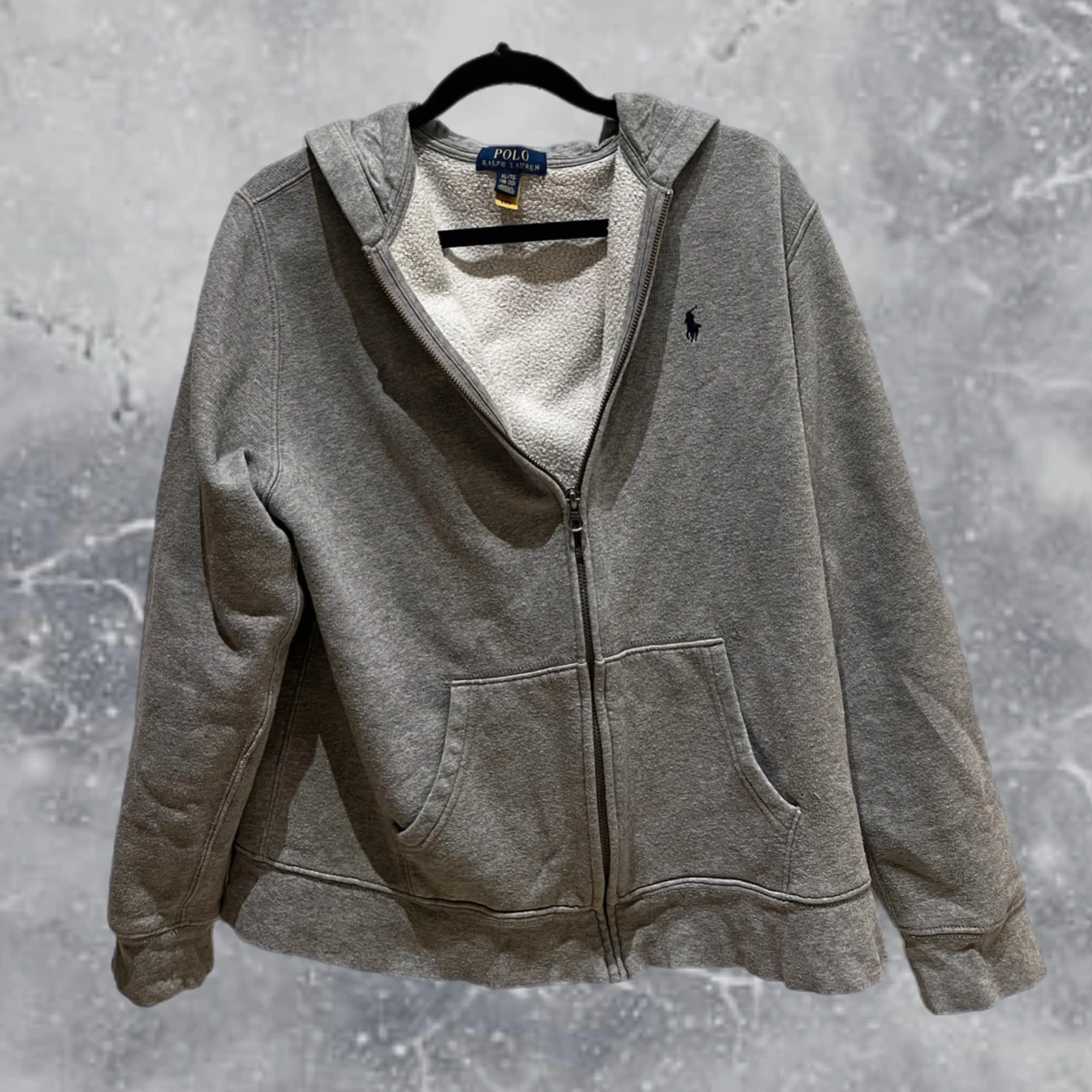 Ralph Lauren Full Zip Hoodie Grå - 1