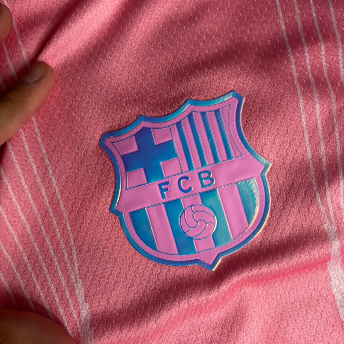 Barça x Nike rosa fotbollströja - 3