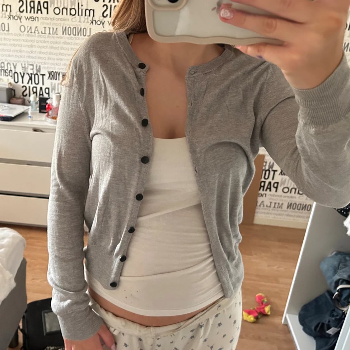 Grå kofta från Zara, storlek S💕 - 3