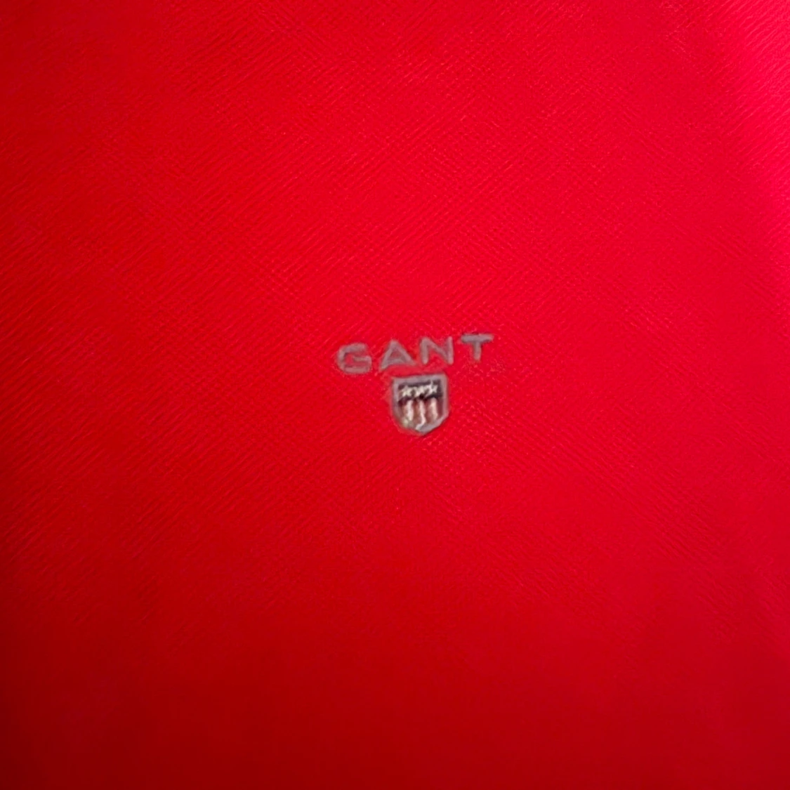 Röd pikétröja från GANT 164 cm  - 4